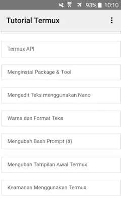 Tutorial Termux Indonesia android App screenshot 0