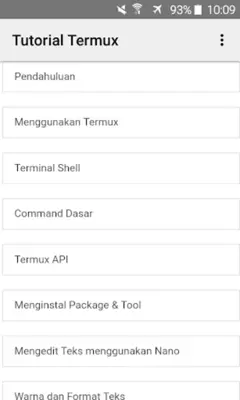 Tutorial Termux Indonesia android App screenshot 1