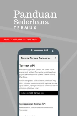 Tutorial Termux Indonesia android App screenshot 2