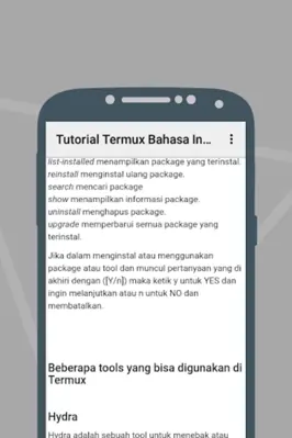 Tutorial Termux Indonesia android App screenshot 3